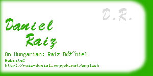 daniel raiz business card